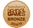 Sainsburys School Games Bronze Award 2014/15